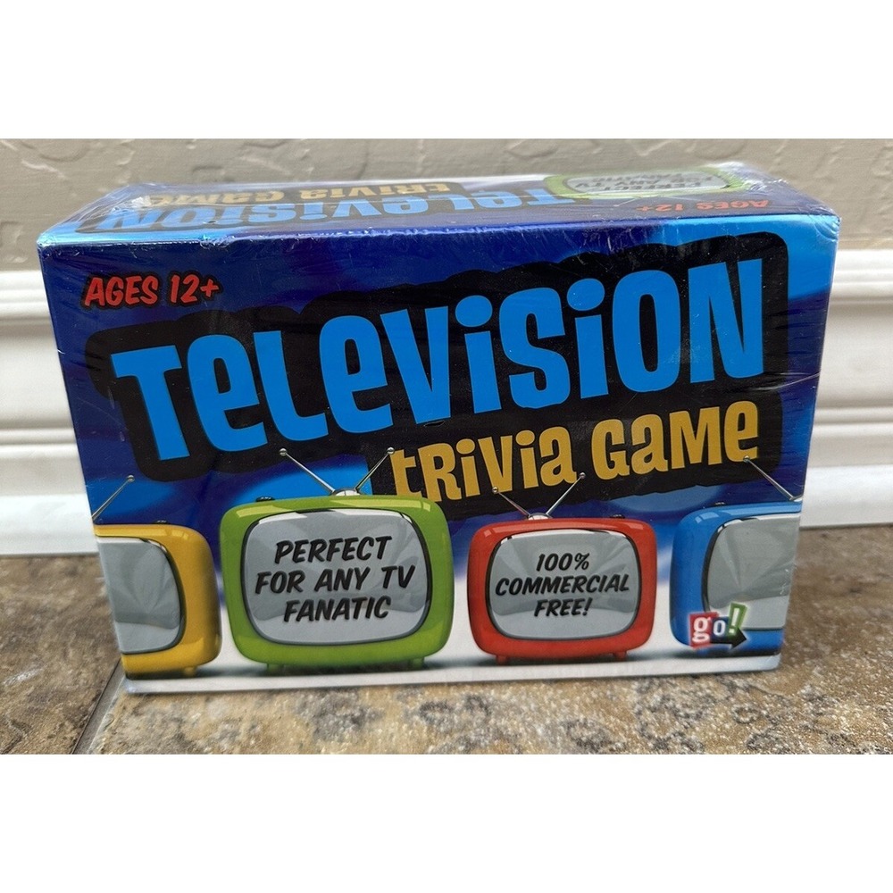 Television Trivia Game 1950s to 1990s Family Games by Go Games New and Sealed